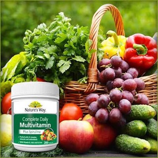 Natures way complete daily Multivitamin with antioxidants วิตามินรวม 200เม็ด
