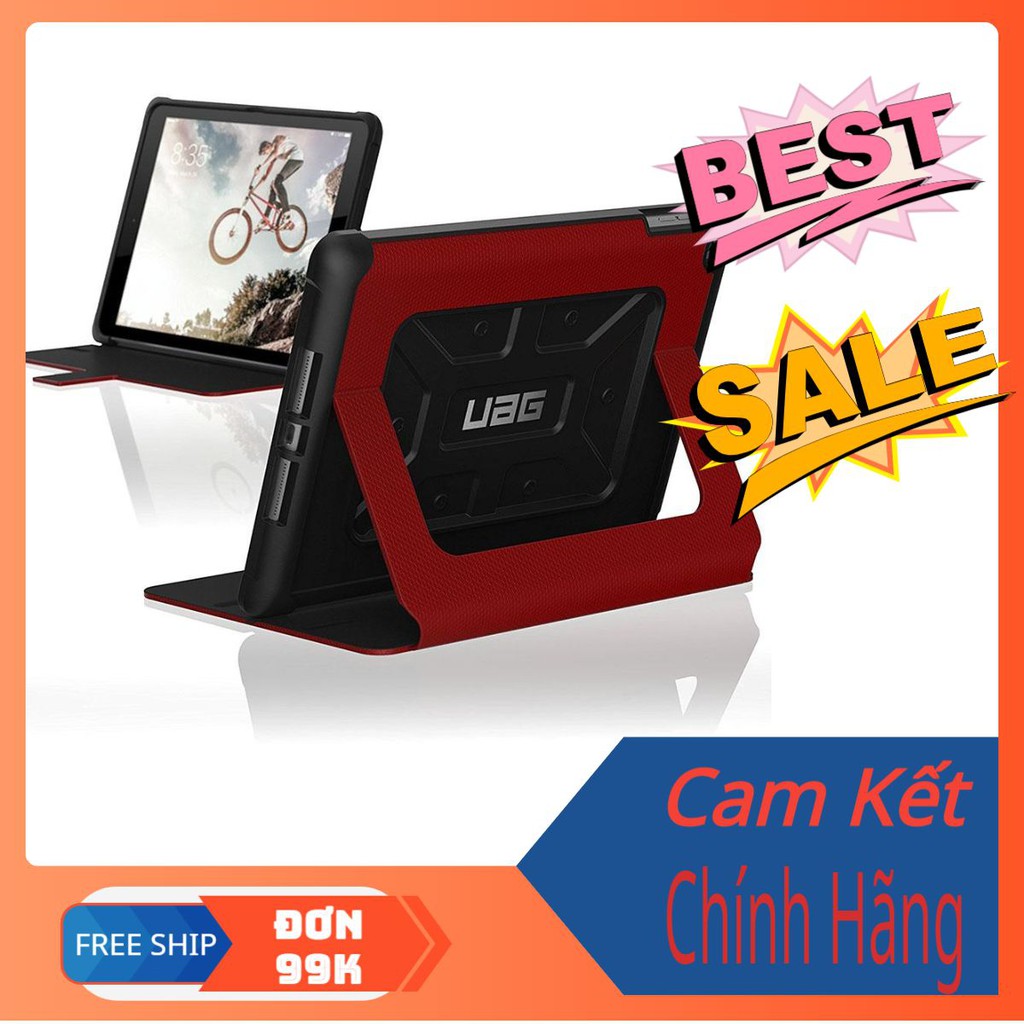 IPad 9.7 Gen 6 / iPad 9.7 Gen 5 / iPad Air 1 UAG Metropolis Folio Leather Case (สีแดง)