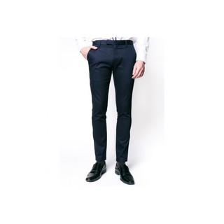 B&amp;B กางเกงสแลคชิโน่ ทรงเดฟ ผ้ายืด ขายาว Chino Pant (NAVY BLUE)