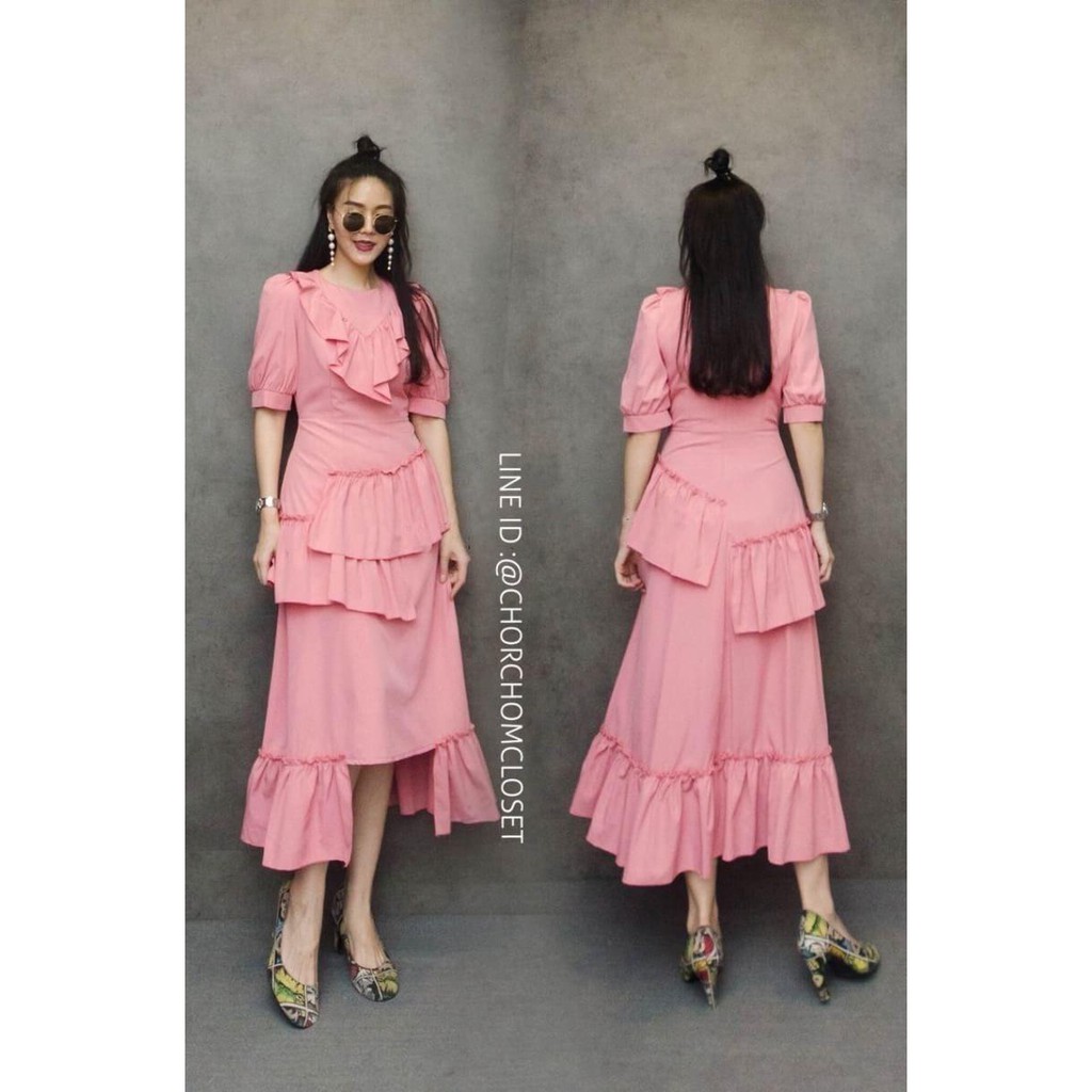 Chorchomcloset “AGaiN & AGaiN FRiLLed MaXiDReSS”