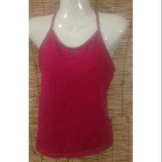016เสื้อออกกำลังกายสีแดงเบอร์รี่ LANDS END