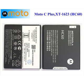 แบตเตอรี่ Moto C Pus,XT-1623 HC60 รับประกัน3เดือนเต็ม 4000mAh