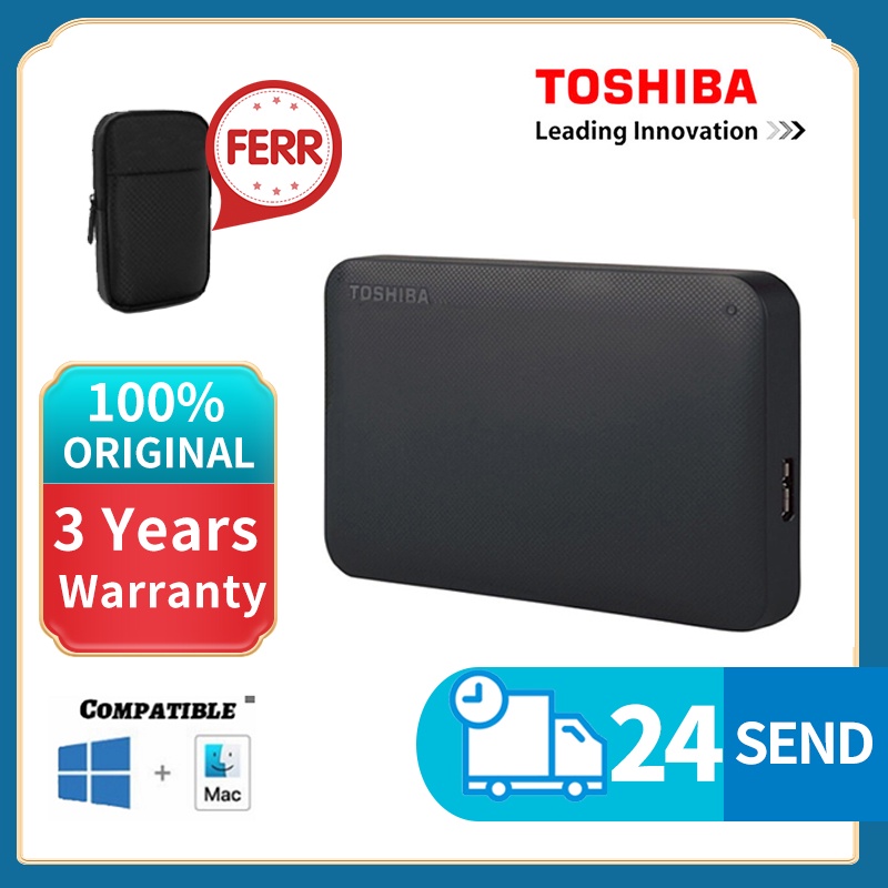≮≯ Online TOSHIBA 500GB/1TB/2TB High Speed USB 3.0 External Hard Disk Drive for PC Laptop