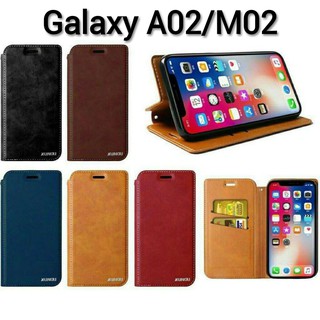 A03S(พร้อมส่งในไทย)XunduเคสฝาพับSamsung Galaxy A03S/A02/M02/A42/Galaxy A12/M12/Galaxy A02S/M02Sแบบเปิดปิด เก็บนามบัต