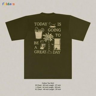 Hidden Folder (Today is going to be a great day : Tee Shirt) เสื้อยืด เสื้อยืด UNISEX เสื้อหน้าร้อน เสื้อยืดเท่ๆ