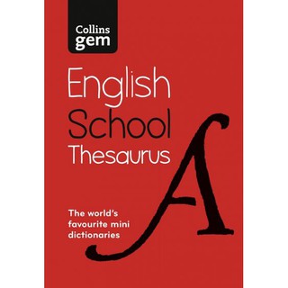 DKTODAY หนังสือ COLLINS GEM ENGLISH SCHOOL THESAURUS (6ED)