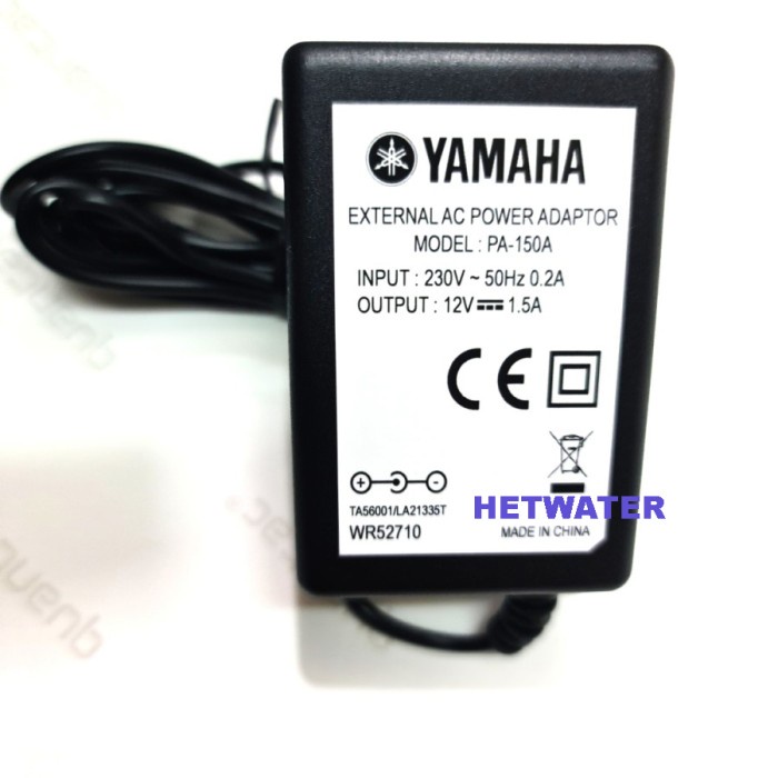 Yamaha PA-150A 12V 1.5A DD-65 DD-75 DTX-400 อะแดปเตอร์ดรัมไฟฟ้า