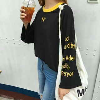 N+ english screen long-sleeve