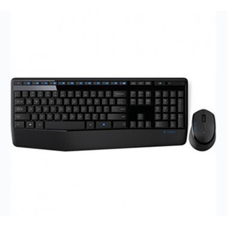 KEYBOARD &amp; MOUSE (คีย์บอร์ดและเมาส์ไร้สาย) LOGITECH MK345 WIRELESS (BLACK)