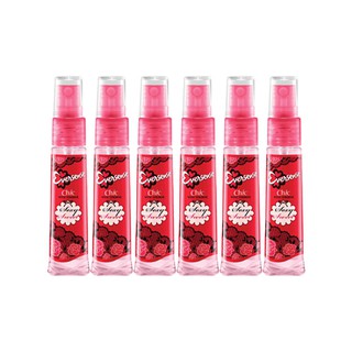 🚚💨พร้อมส่ง!! เอเวอร์เซ้นส์ โคโลญ ชิค มอยซ์ กลิ่นเซ็กซี่สวีท ขนาด 20 มล. แพ็ค 6 ขวด Eversense Chic Moist Cologne Red 20 m