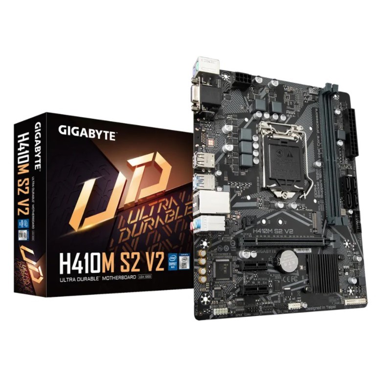 MAINBOARD GIGABYTE H410M -S2-V2 LGA1200 (รับประกัน3ปี)
