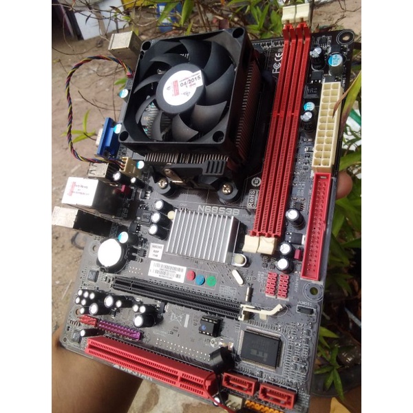 เมนบอร์ด Biostar am3 amd N68S3B A960D+V3 พร้อม cpu x2-250 พัดลม #3