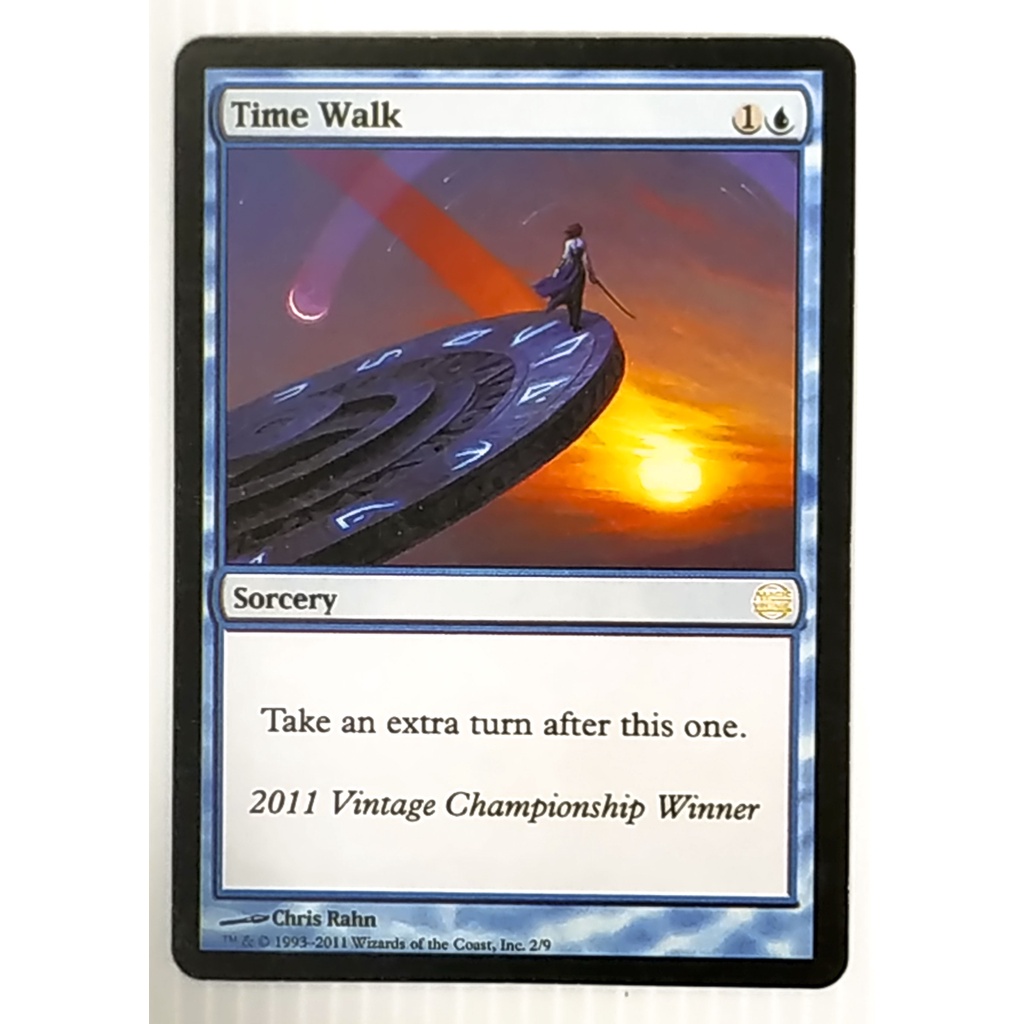 MTG Card Black Core - Legacy Set - Sorcery - Time Walk 2/9 (Magic: The Gathering - English Proxy Car