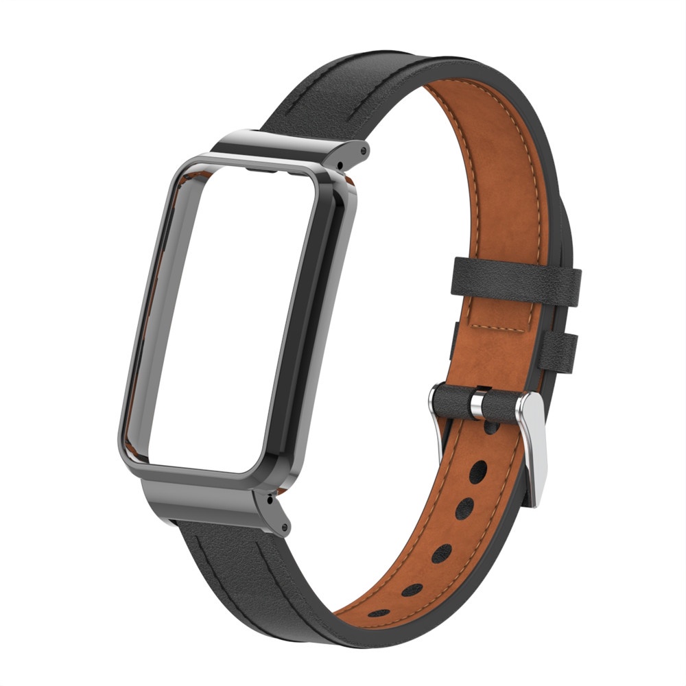 สายหนังสร้อยข้อมือเปลี่ยนวงสําหรับ Xiaomi Smart Band 7 8 9 Pro / Xiaomi Smart Band 8 9 Active ราคา ถูกที่สุด ดีลบีเคเค แกลเลอรีภาพที่ 5