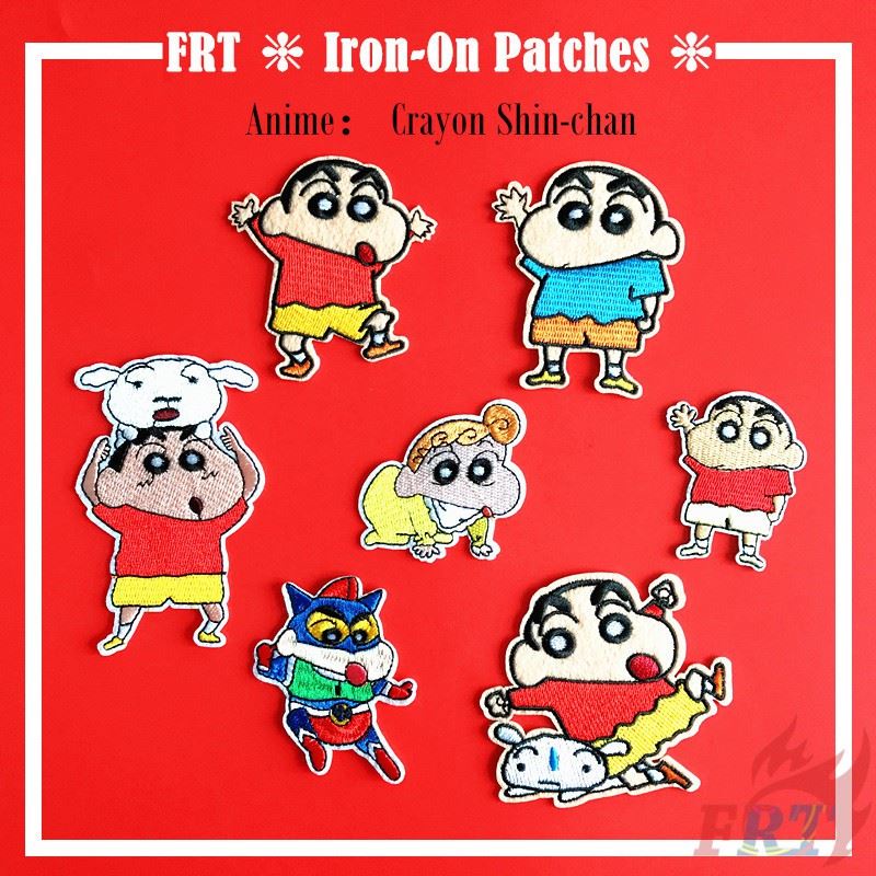 ☸ Anime - Crayon Shin-chan S-1 Patch ☸ 1Pc Diy Sew on Iron on Badges ...