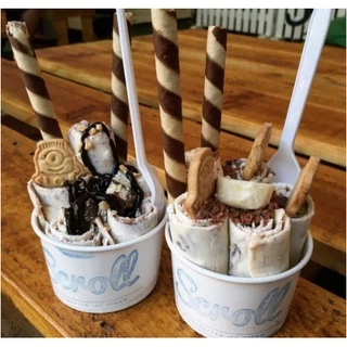 ผงไอศครีมผัด (สูตรผสมน้ำ/ผสมนม) รสนมสด กลิ่นวนิลา 500ก./1กก. (Fried ice cream powder,ผงไอติมผัด,ผงไอศกรีมผัดสำเร็จรูป)