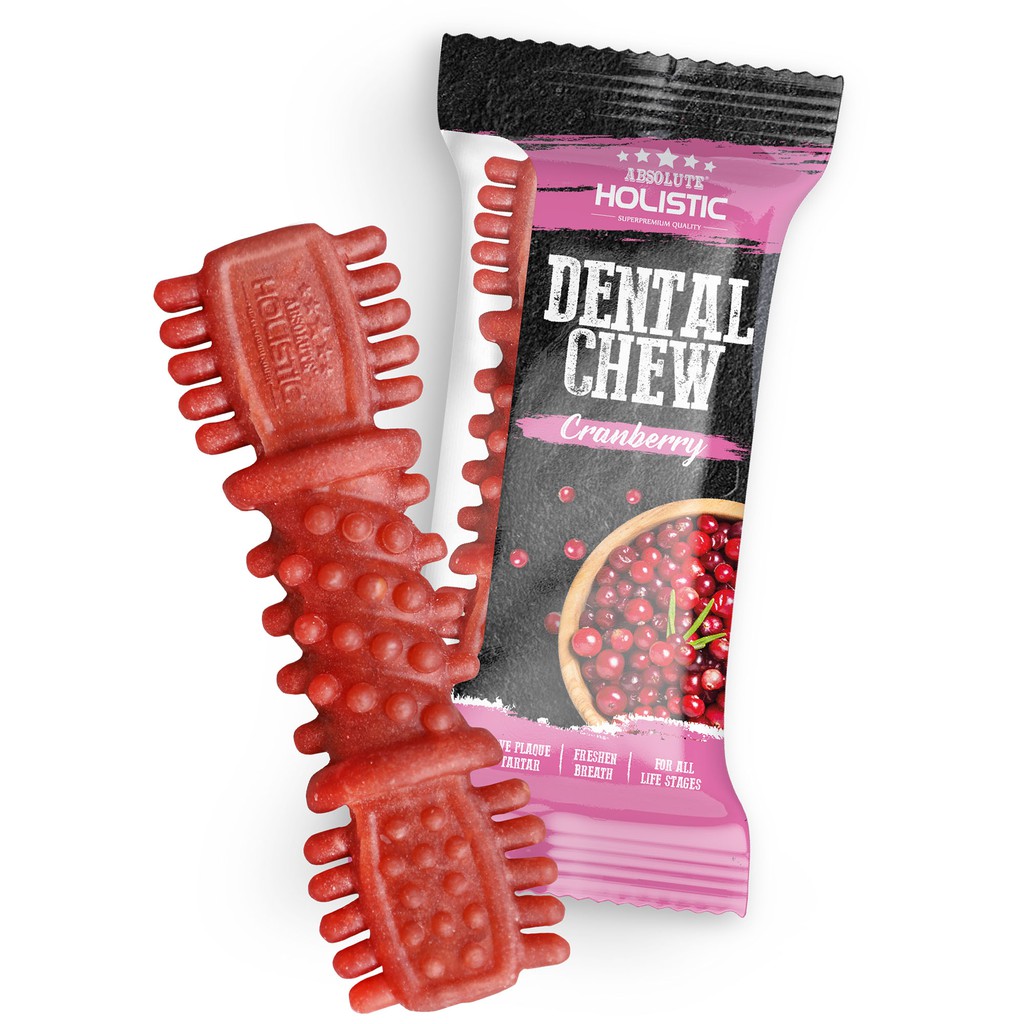 Absolute Holistic Cranberry Dental Dog Chew 4 นิ้ว (25g)