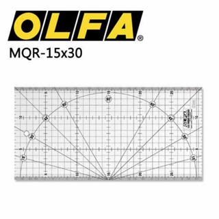 Olfa ไม้บรรทัดงานควิล์ท ขนาด 15cm x 30cm