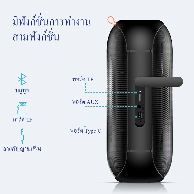 [ใส่โค๊ด ACOMSS200 ลด 200] ACOME A20 Bluetooth Speaker ลำโพง ลำโพง ...