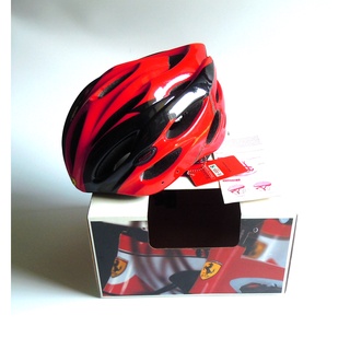 หมวกจักรยาน Ferrari Bike Helmet สีแดง/ดำ Size L