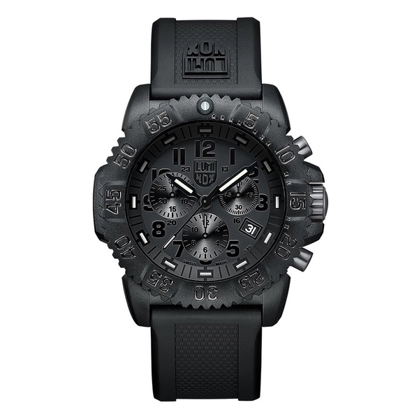 Luminox นาฬิกาข้อมือ NAVY SEAL COLORMARK CHRONO 3080 SERIES รุ่น XS.3081.BO.S - สีดำ