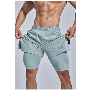 OMG Sportwear lined running training quick-drying sports shorts