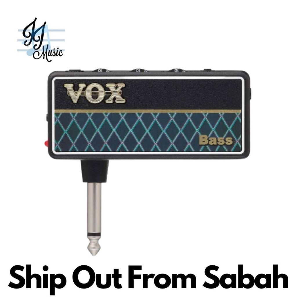 Vox AmPlug2 Bass Headphone Guitar Amplifier (AmPlug2 / AP2-BS / AP2BS)