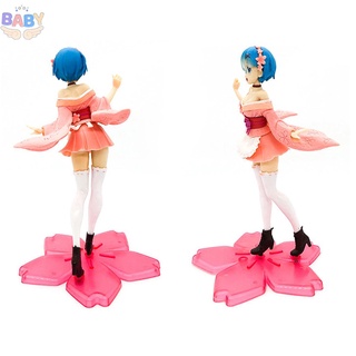 ฟิกเกอร์ PVC อนิเมะ Zero Starting Life in Another World Rem ขนาด 22 ซม. สีชมพู Shopcyc8483