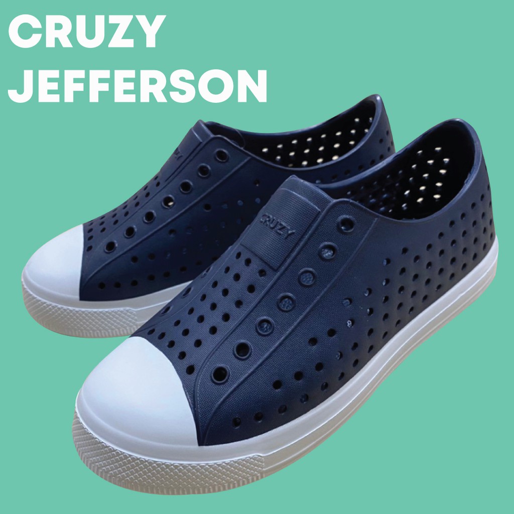 รองเท้า Cruzy Jefferson สีกรมขอบขาว, พร้อมส่งทันทีทุกสีทุกเบอร์