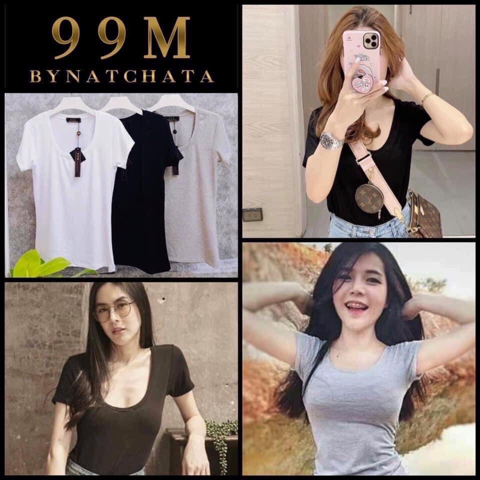 🍑เสื้อยืดงานป้าย99m🍑[คอยู-คอเหลี่ยม-คอกลม] ผ้าดีมากมีน้ำหนักใส่สบายทรงสวยเป๊ะเว่อร์🌈ฟรีไซร้อก32-38มีบริการเก็บปลายนะคะ🤩