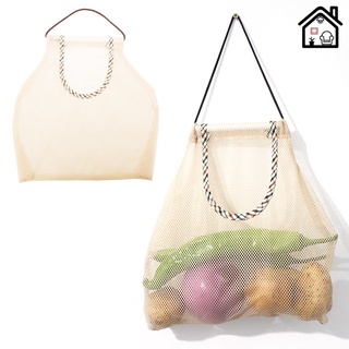 Home Kitchen vegetable Fruit storage bag/ Shoulder Shopping bags/ Reusable Hanging Mesh Organizer Bags
