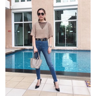 🔥Sale🔥220 บาท Sexy top ซีทรูช่วงอก