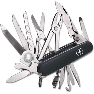 [GENUINE] มีดพับอเนกประสงค์ Victorinox รุ่น SWISSCHAMP BLACK ดำ (1.6795.3)  ของใหม่ ของแท้