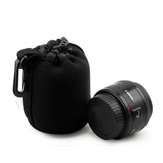 ถุงใส่เลนส์ (Soft case) ตัวกระเป๋าเป็นฟองน้ำนิ่ม กันเลนส์กระแทก มี4ขนาดให้เลือก