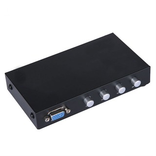 4 Port VGA Switch 4 to 1 Selector Switch รุ่น VGA-15-4