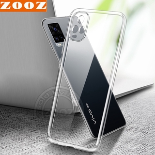 vivo V21 V20 SE V17 Pro V19 Neo X50 X50Pro S1Pro V20Pro V17Pro V19Neo V20SE Transparent Crystal TPU Case Soft Clear Silicon Back Cover Phone Casing for Vivo V 20 SE 20Pro 19 17 17Pro 19Neo s1 s1pro X50 X50Pro