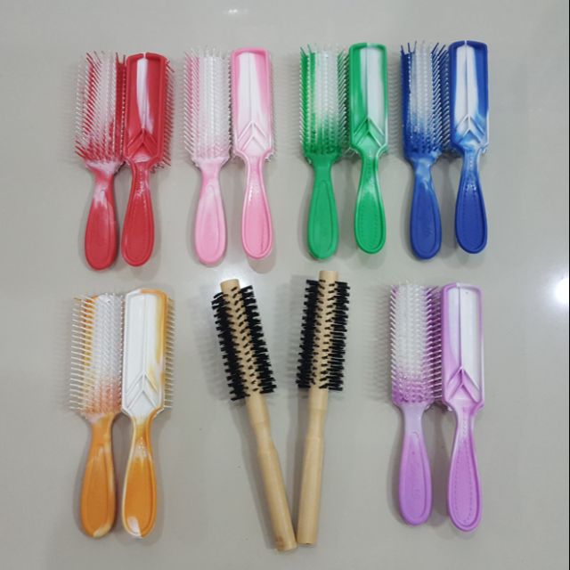 หวีไดร์ ขนาด 21 ซม. หวีแปรง  ขนาด19 ซม.