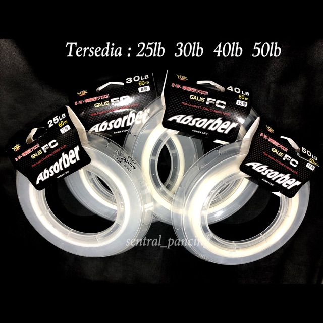 ผู้นําโช้คอัพ YGK Galis FC 20lb 25lb 30lb 40lb 50lb 60lb