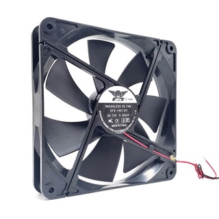 140mm 14cm PC Computer Case Fan EFS-14E12H 12V 0.30A 14CM 14025 140X140X25mm Mute Power Supply PSU Cooling Fan