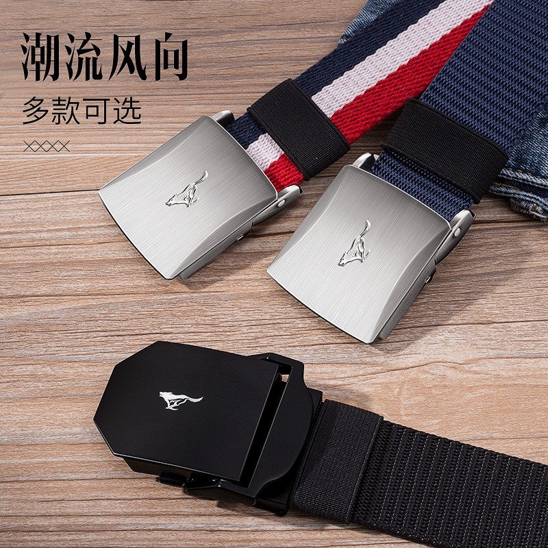 Seven Wolves เข็มขัดผ้าแคนวาสสําหรับผู้ชาย - tguis.th - ThaiPick