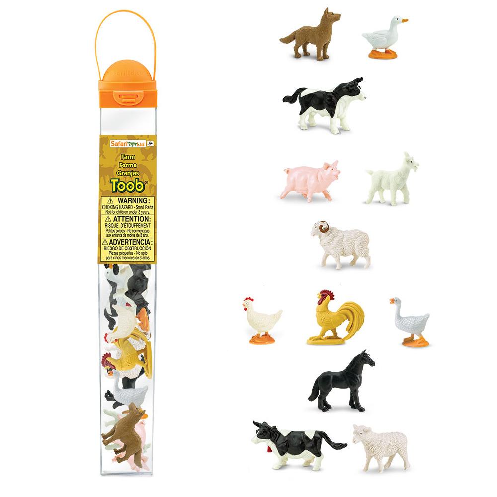 Safari Ltd. : SFR695204 โมเดลสัตว์เลี้ยงในฟาร์ม Farm TOOB®