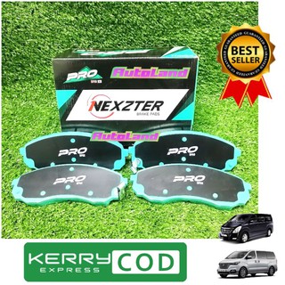 Hyundai H1 ผ้าเบรคเกรดสูง ฝุ่นน้อยมาก คู่หน้า Nexzter PRO spec