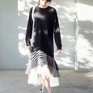 Dress จาก ig liberty love เดรสยาว เดรส ชุดแนว เสื้อผ้ายูนีค เสื้อเเนว asymmetric dress