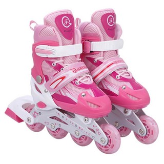 รองเท้าสเก็ต โรลเลอร์สเกต โรลเลอร์เบลด Roller Skate - Pink