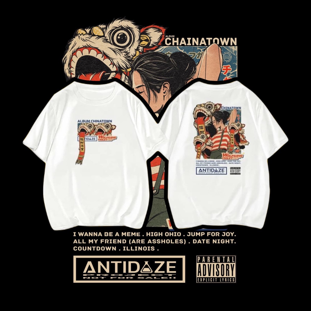 (CT) Chinatown White Tee.