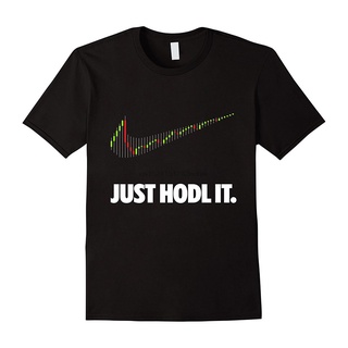 ราคาระเบิดเสื้อยืด พิมพ์ลาย Just Hodl It Hold Bitcoin Ethereum สไตล์พรีเมี่ยม สําหรับผู้ชายS-3XL