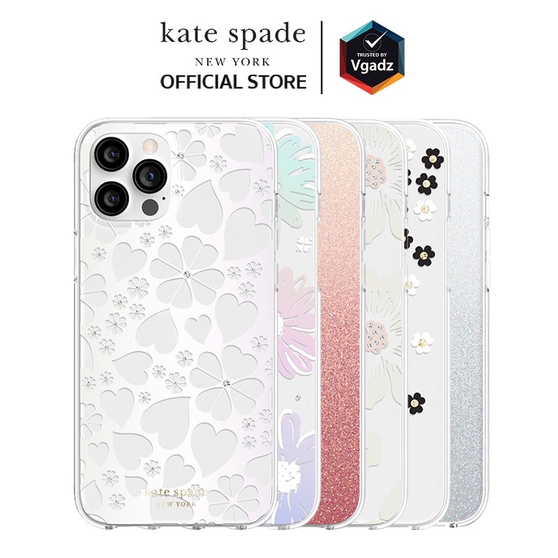 [เคสกันกระแทก] Kate Spade New York เคสสำหรับ iPhone 12 Mini / 12 / 12 Pro / 12 Pro Max รุ่น Protective Hardshell Case