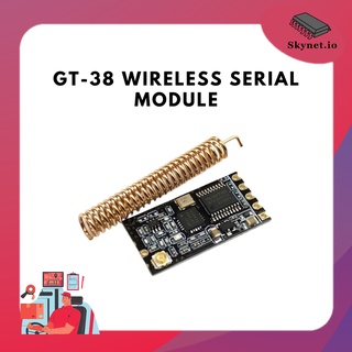 GT-38 wireless serial module SI4438/4463 433M โมดูลสื่อสารไร้สาย 1.2Km