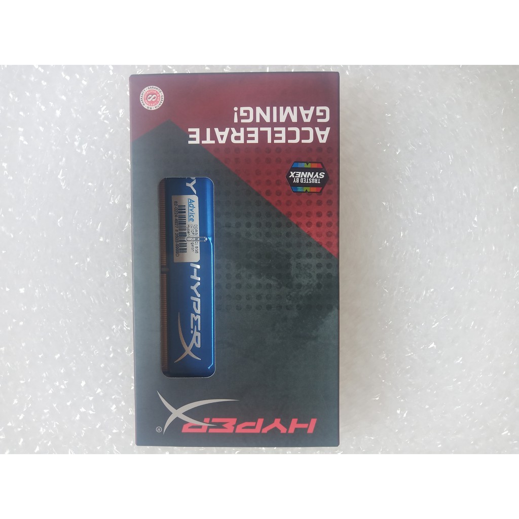 PC RAM DDR3(1600) 8GB Kingston Hyper-X FURY Blue (HX316C10F/8) มือสอง มีกล่อง ประกัน LT