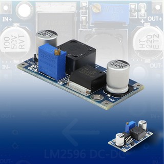 บอร์ดปรับแรงดันไฟลง LM2596 DC-DC Adjustable Step Down Power Module 7V-35V to 1.25V-30V 3A DC-DC